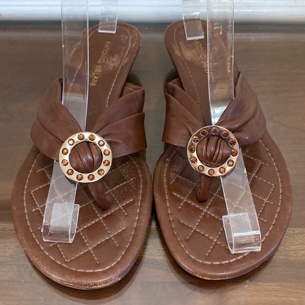 Antonio Melani Wedge Sandals Womens 7